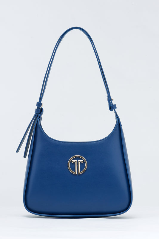 Compact Blue Shoulder Bag for Everyday Use