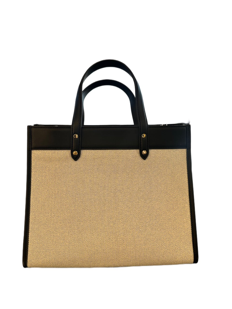 Natural Tote  Bag | Sustainable Raffia & Canvas Tote